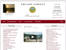 Tablet Screenshot of co.fulton.pa.us